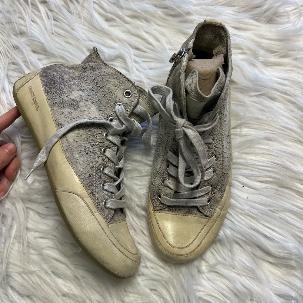 Candice Cooper leather high top’s